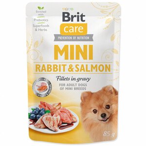 Kapsička BRIT Care Mini Rabbit & Salmon fillets in gravy - Zákaznícke dni 28.3. – 30.4.2024