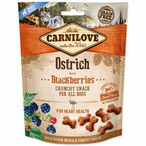 CARNILOVE Dog Crunchy Snack Ostrich with Blackberries with fresh meat - Zákaznícke dni 28.3. – 30.4.2024