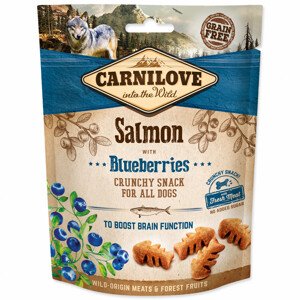 CARNILOVE Dog Crunchy Snack Salmon with Blueberries with fresh meat - Zákaznické dny 28.3. – 30.4.2024
