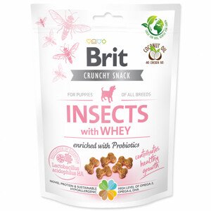 Brit Care Dog Crunchy Cracker. Insects with Whey enriched with Probiotics - Zákaznícke dni 28.3. – 30.4.2024