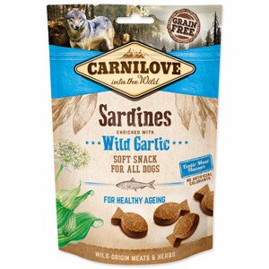 CARNILOVE Dog Semi Moist Snack Sardines enriched with Wild garlic - Zákaznícke dni 28.3. – 30.4.2024