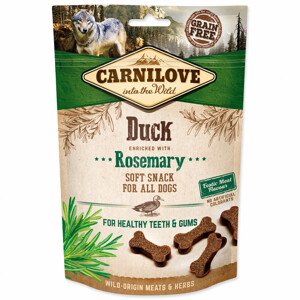 CARNILOVE Dog Semi Moist Snack Duck enriched with Rosemary - Zákaznícke dni 28.3. – 30.4.2024