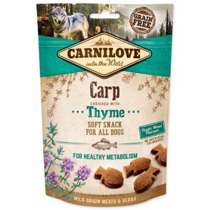 CARNILOVE Dog Semi Moist Snack Carp enriched with Thyme - Zákaznícke dni 28.3. – 30.4.2024