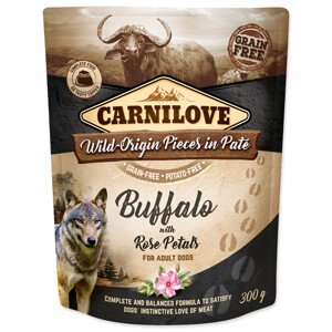 Kapsička CARNILOVE Dog Paté Buffalo with Rose Petals - Zákaznícke dni 28.3. – 30.4.2024