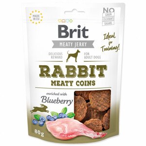 Snack BRIT Jerky Rabbit Meaty Coins - Zákaznícke dni 28.3. – 30.4.2024