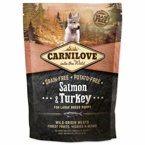 CARNILOVE Salmon & Turkey for Large Breed Puppy - Zákaznické dny 28.3. – 30.4.2024