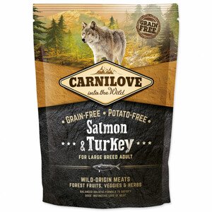CARNILOVE Salmon & Turkey for Dog Large Breed Adult - Zákaznické dny 28.3. – 30.4.2024
