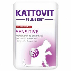 Kapsička KATTOVIT Sensitive kuře + kachna - Zákaznícke dni 28.3. – 30.4.2024