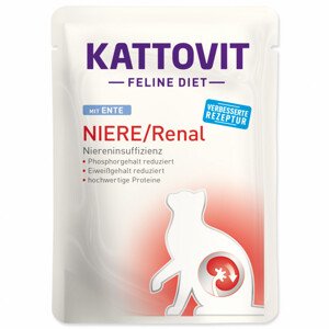 Kapsička KATTOVIT Feline Diet Kidney-diet/Renal duck - Zákaznícke dni 28.3. – 30.4.2024
