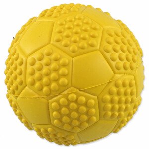 Míček DOG FANTASY fotbal s bodlinami pískací mix barev 7cm - Zákaznícke dni 28.3. – 30.4.2024
