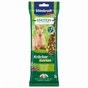 Tyčinky VITAKRAFT Emotion Kracker králík herbal - Zákaznícke dni 28.3. – 30.4.2024