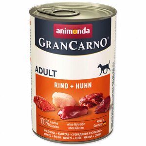 Konzerva ANIMONDA Gran Carno hovězí + kuře - Zákaznické dny 28.3. – 30.4.2024