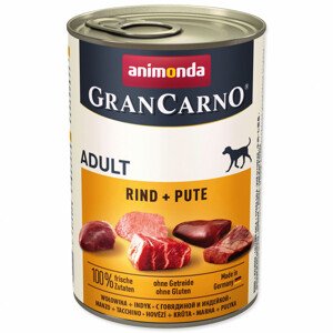 Konzerva ANIMONDA Gran Carno Adult hovězí + krůta - Zákaznícke dni 28.3. – 30.4.2024