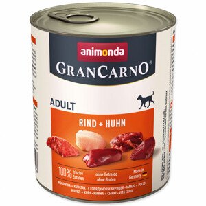 Konzerva ANIMONDA Gran Carno hovězí + kuře - Zákaznické dny 28.3. – 30.4.2024
