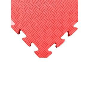 TATAMI PUZZLE podložka - Jednobarevná - 50x50x1,3 cm podložka fitness (červená)
