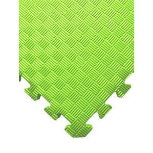 TATAMI PUZZLE podložka - Jednobarevná - 50x50x1,3 cm podložka fitness (zelená)