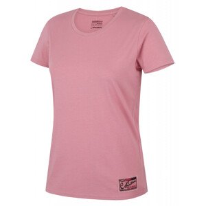 Dámské bavlněné triko Tee Base L pink (Velikost: M)