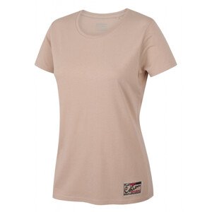 Dámské bavlněné triko Tee Base L beige (Velikost: M)