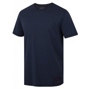 Pánské bavlněné triko Tee Base M dark blue (Velikost: XXXL)
