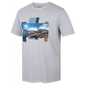 Pánské bavlněné triko Tee Skyline M light grey (Velikost: S)