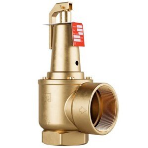 DUCO ventil pojistný 2“×2 1/2“, 6bar, 2203kW, membránový, závitový, topení, mosaz