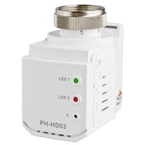 ELEKTROBOCK PH-HD03 termostatická hlavice M30x1,5, 0-40°C, digitální, bílá