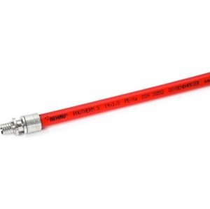 REHAU RAUTHERM S trubka 17x2mm, 5m, topení, v tyčích, polyetylén, červená