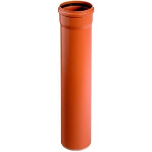 OSMA KG KGEM trubka kanalizační DN250, 3000mm, SN8, s hrdlem, PVC, oranžová