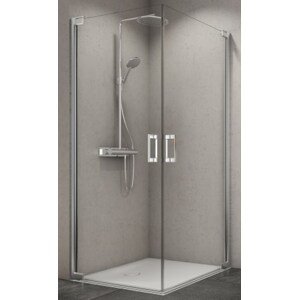 CONCEPT 300 STYLE sprchové dveře 1000x2000mm, jednokřídlé, pravé, aluchrom/čiré sklo