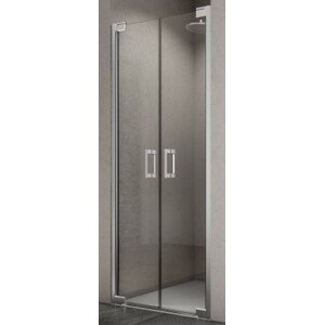 CONCEPT 300 STYLE sprchové dveře 900x2000mm, dvoukřídlé, aluchrom/čiré sklo
