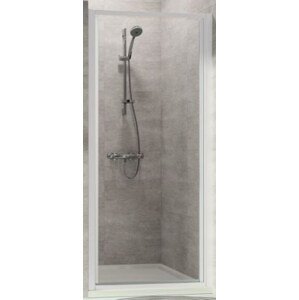 CONCEPT 70 sprchové dveře 800x1900mm, jednokřídlé, stříbrná matná/čiré sklo AP