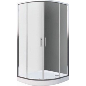 EASY ELR2 800 LH sprchový kout 80x80 cm, R550, posuvné dveře, brillant/transparent
