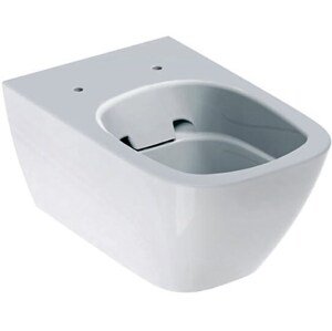 GEBERIT SMYLE SQUARE závěsné WC 350x540x330mm, s hlubokým splachovaním, Rimfree, bílá