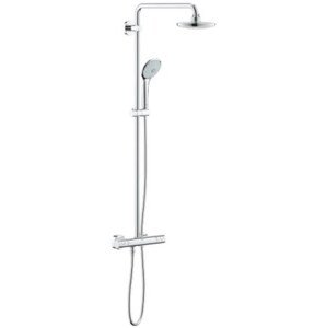 GROHE EUPHORIA SYSTEM 180 sprchový set s termostatickou baterií, horní sprcha, ruční sprcha, tyč, hadice, chrom