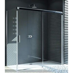 HÜPPE DESIGN PURE GT 1200 sprchové dveře 120x200 cm, posuvné, levé, stříbrná matná/čirá