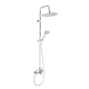 NOVASERVIS NOBLESS TINA sprchový set s baterií, horní sprcha, ruční sprcha, tyč, hadice, chrom