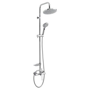NOVASERVIS TITANIA FRESH sprchový set s baterií, horní sprcha, ruční sprcha, tyč, hadice, chrom