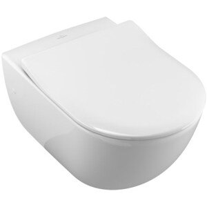 VILLEROY & BOCH SUBWAY závěsné WC 370x560x360mm, s hlubokým splachováním, bílá Alpin CeramicPlus