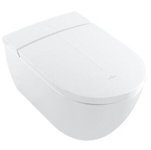 VILLEROY & BOCH VICLEAN sprchovací WC s bidetovým sedátkem, SoftClosing, DirectFlush, CeramicPlus, alpská bílá