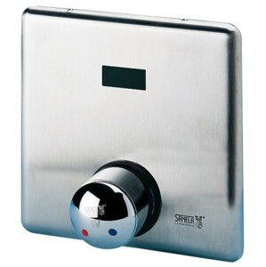 SANELA ovládání sprchy 24V DC, automatické se směšovací baterií, pro teplou a studenou vodou, nerez