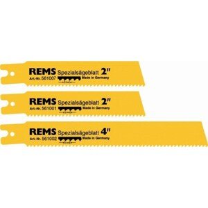 REMS list pilový 140x3,2mm, speciální, na ocelové trubky 2", sada, HSS-Bi