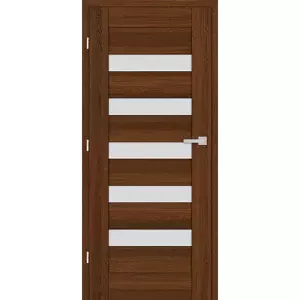 Interiérové dveře Magnólie 1 - Ořech 3D Greko, 80/197 cm, P