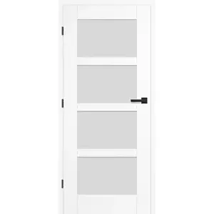 Interiérové dveře Juka 4 - Sněhobílá Greko, 80/197 cm, P