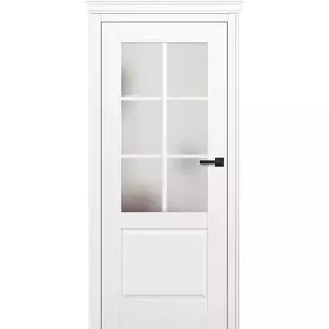 Bílé interiérové dveře Peonia 2 (UV Lak) - Výška 210 cm