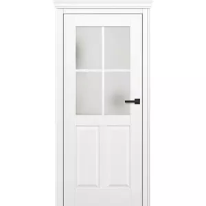 Bílé interiérové dveře Peonia 5 (UV Lak) - Výška 210 cm
