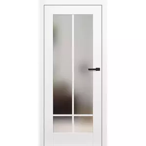 Bílé interiérové dveře Amarylis 4 (UV Lak) - Výška 210 cm