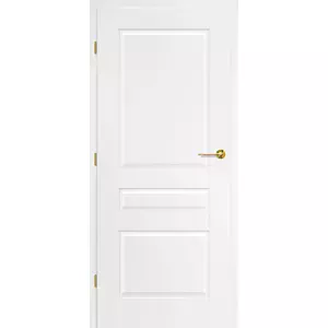 Bílé interiérové dveře Nemézie 6 (UV Lak) - Výška 210 cm