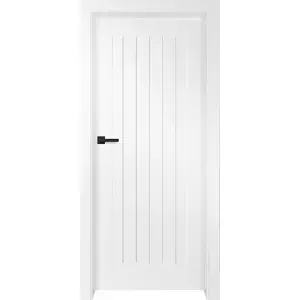Bílé interiérové dveře Turan 6 (UV Lak) - Výška 210 cm
