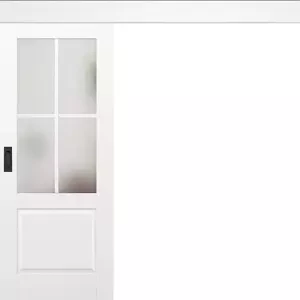 Posuvné dveře na stěnu Peonia (UV Lak) - Výška 210 cm