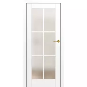 Reverzní Bílé lakované dveře